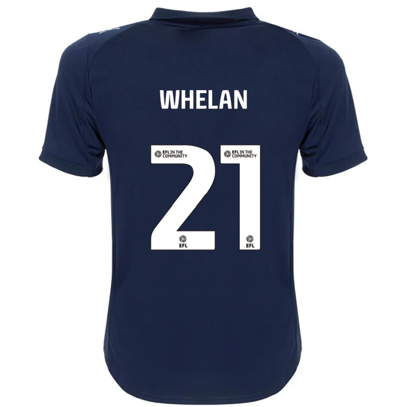 Danxen Enfant Maillot Sophie Whelan #21 Marine Blanc Tenues Extérieur 2025/26 T-Shirt