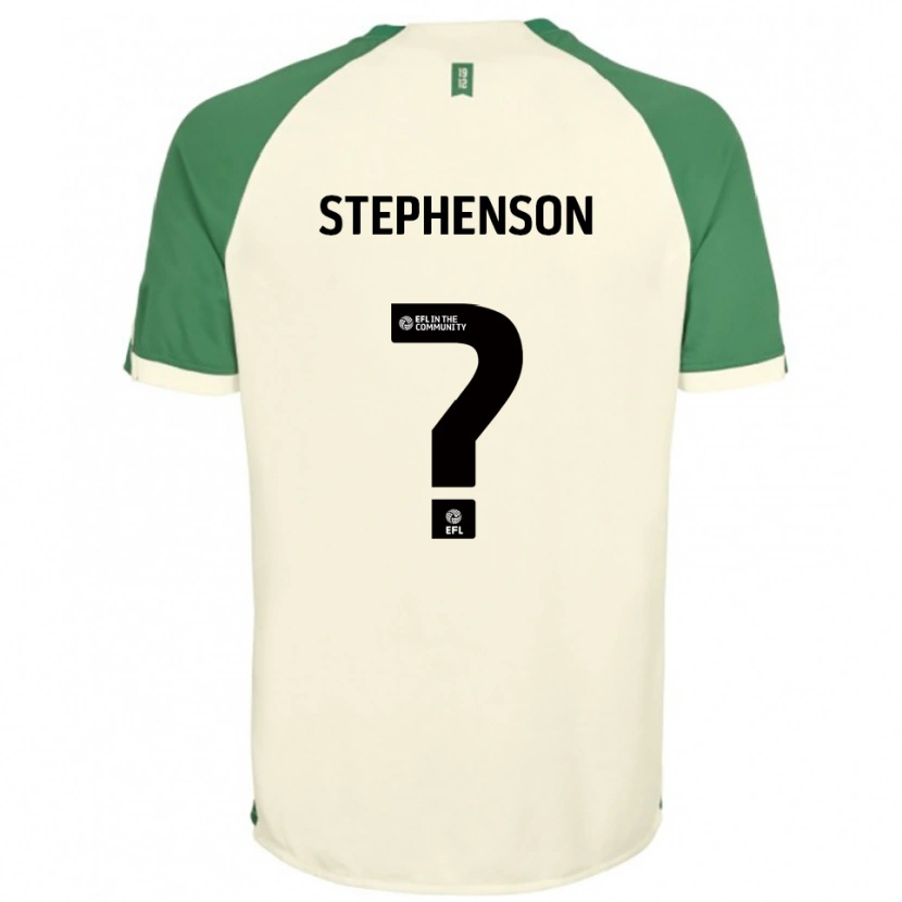 Danxen Enfant Maillot Rebecca Stephenson #0 Blanc Cassé Vert Tenues Extérieur 2025/26 T-Shirt