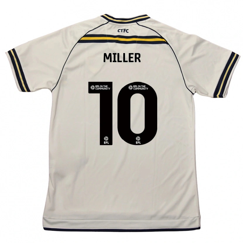 Danxen Enfant Maillot George Miller #10 Blanc Marine Tenues Extérieur 2025/26 T-Shirt