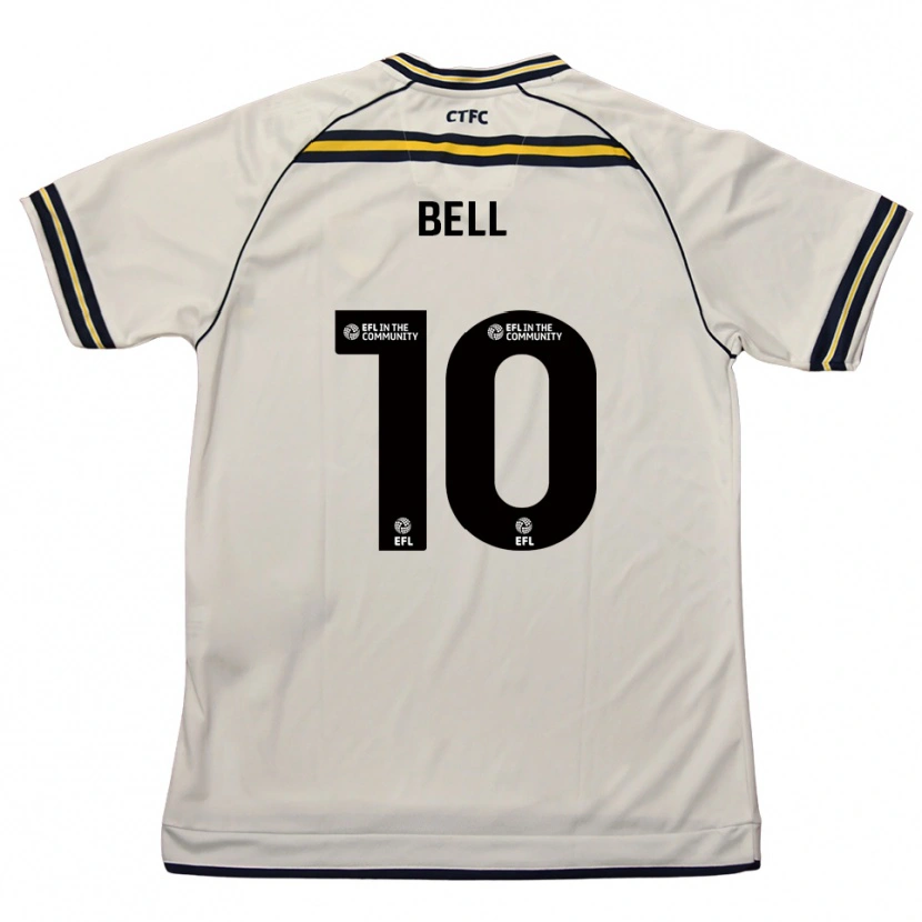 Danxen Enfant Maillot Libby Bell #10 Blanc Marine Tenues Extérieur 2025/26 T-Shirt