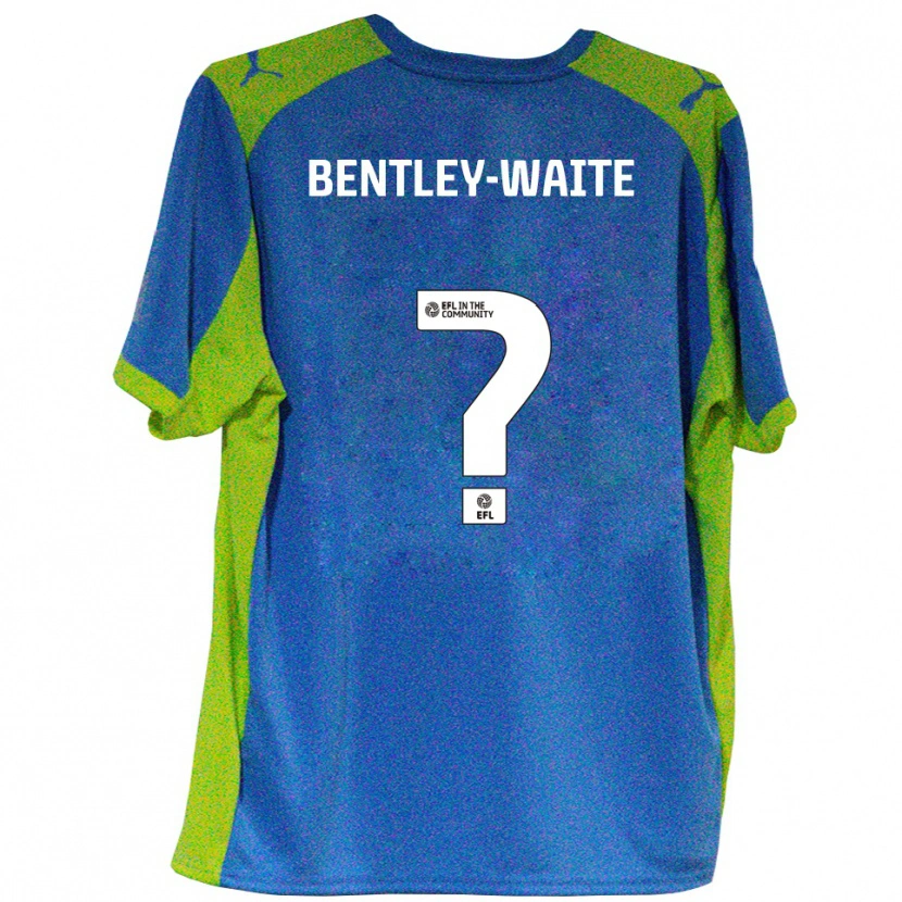 Danxen Enfant Maillot Thomas Bentley-Waite #0 Bleu Ciel Jaune Tenues Extérieur 2025/26 T-Shirt