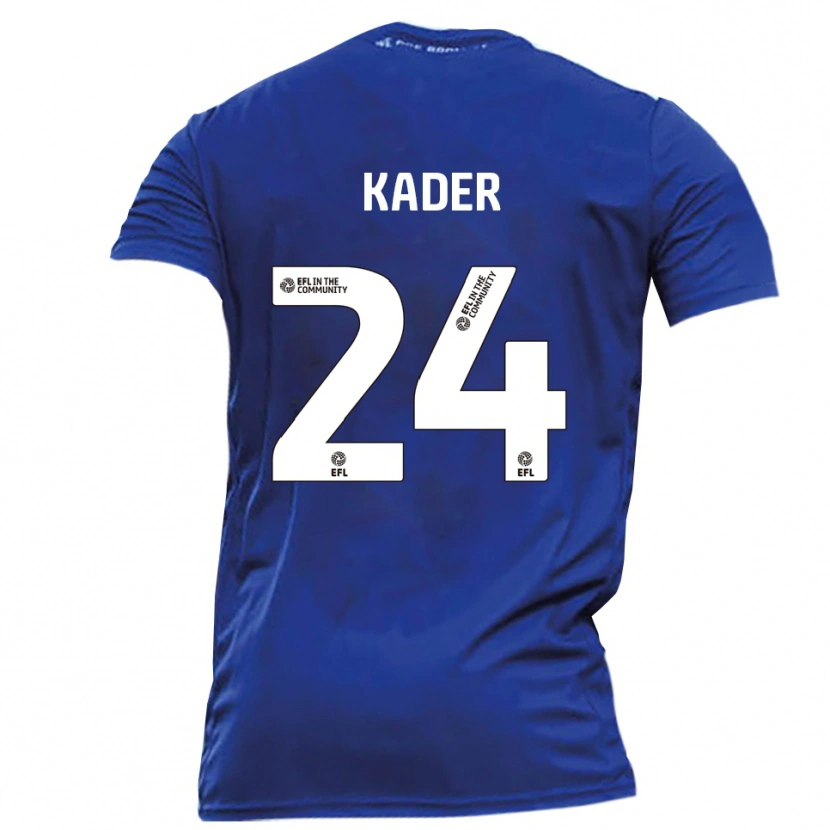 Danxen Enfant Maillot Soul Kader #24 Bleu Blanc Tenues Extérieur 2025/26 T-Shirt