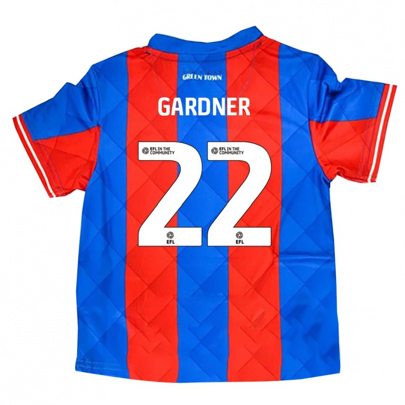 Danxen Enfant Maillot Cameron Gardner #22 Bleu Rouge Blanc Tenues Extérieur 2025/26 T-Shirt