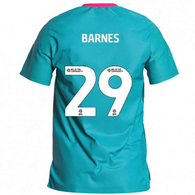 Danxen Enfant Maillot Lucas Barnes #29 Bleu Ciel Rose Tenues Extérieur 2025/26 T-Shirt