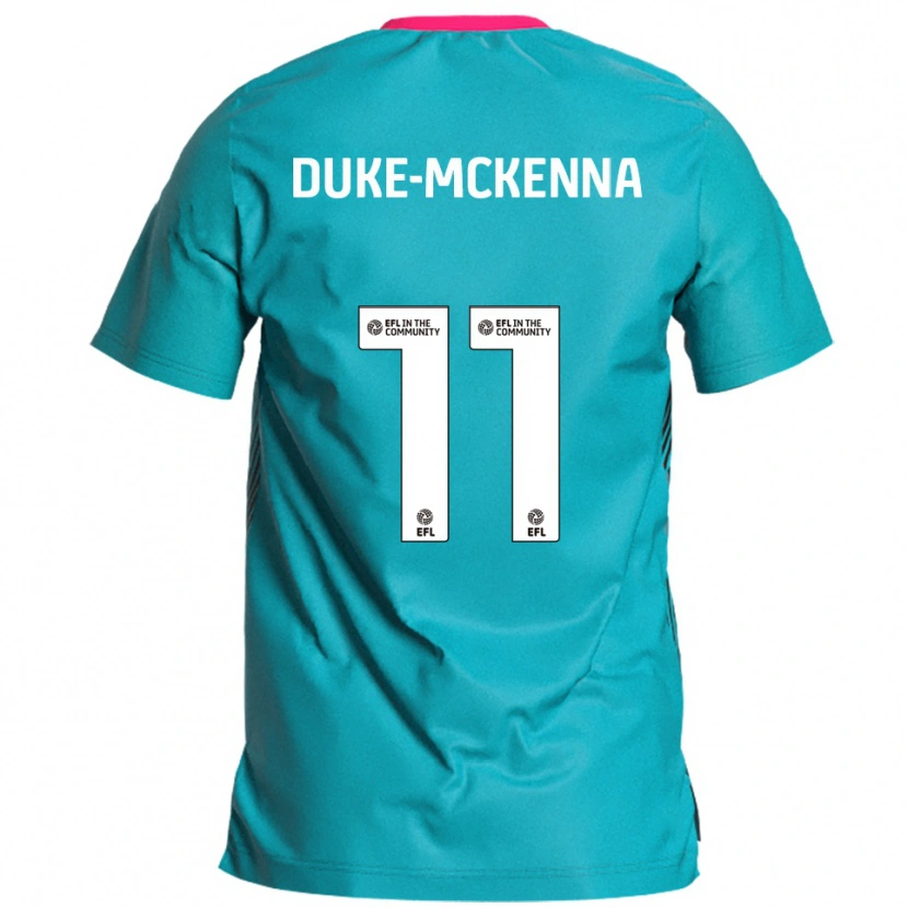 Danxen Enfant Maillot Stephen Duke-Mckenna #11 Bleu Ciel Rose Tenues Extérieur 2025/26 T-Shirt
