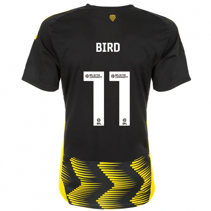 Danxen Enfant Maillot Jay Bird #11 Noir Jaune Tenues Extérieur 2025/26 T-Shirt