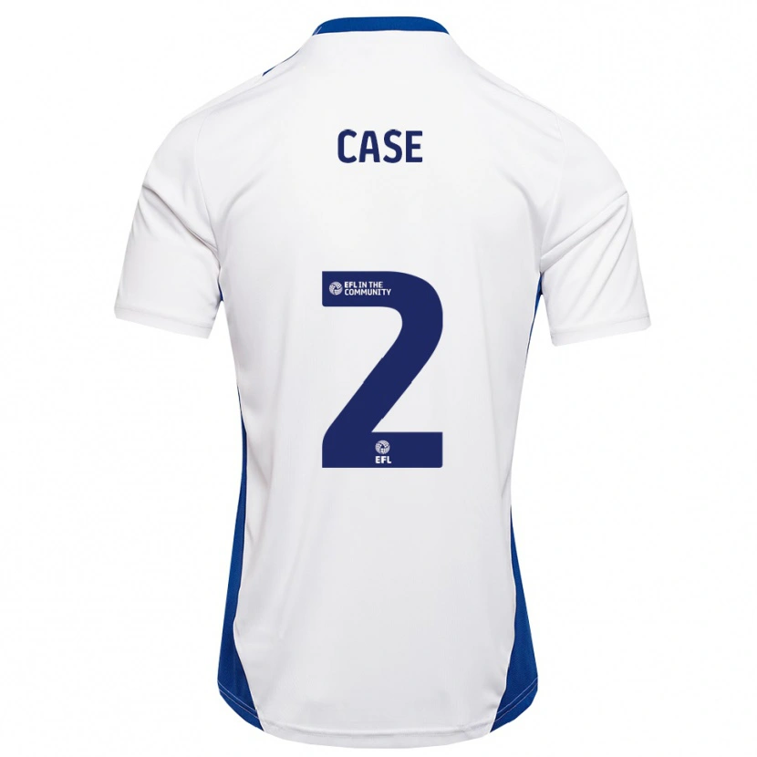 Danxen Enfant Maillot Ollie Case #2 Blanc Bleu Tenues Extérieur 2025/26 T-Shirt