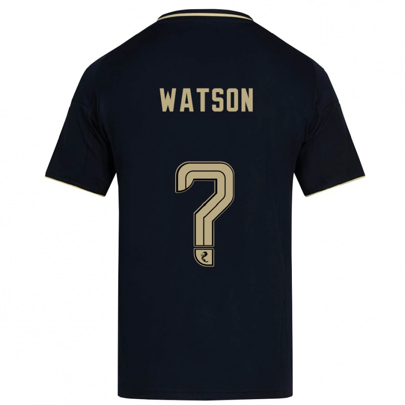 Danxen Enfant Maillot Kai Watson #0 Marine Or Tenues Extérieur 2025/26 T-Shirt