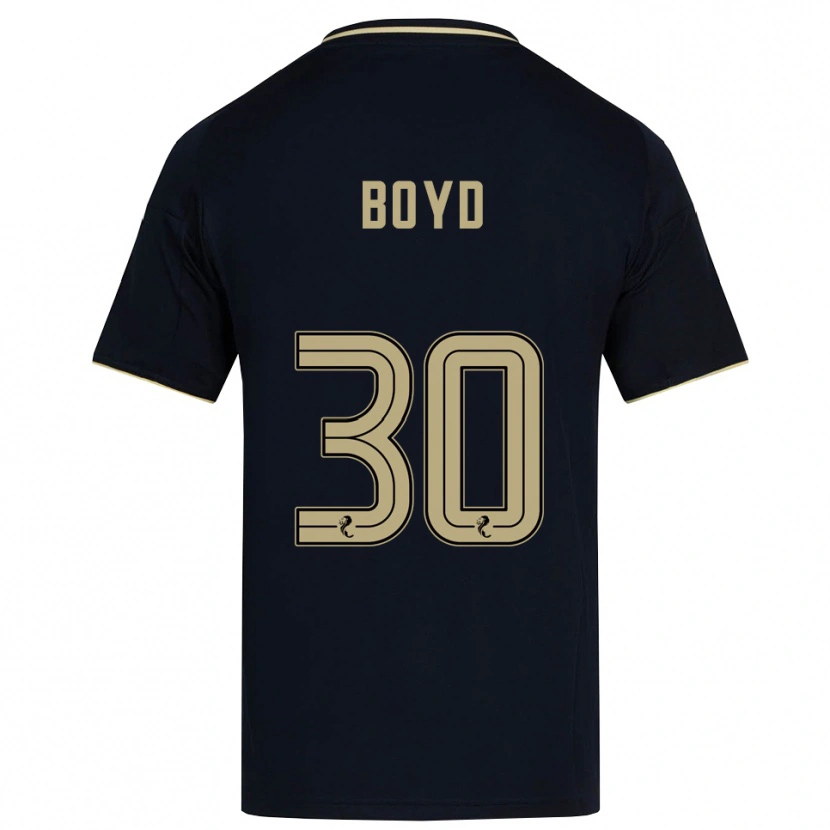 Danxen Enfant Maillot Fletcher Boyd #30 Marine Or Tenues Extérieur 2025/26 T-Shirt