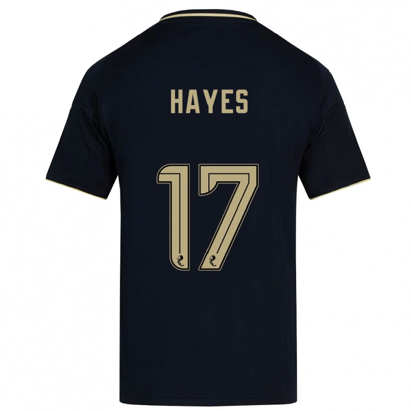 Danxen Enfant Maillot Jonny Hayes #17 Marine Or Tenues Extérieur 2025/26 T-Shirt