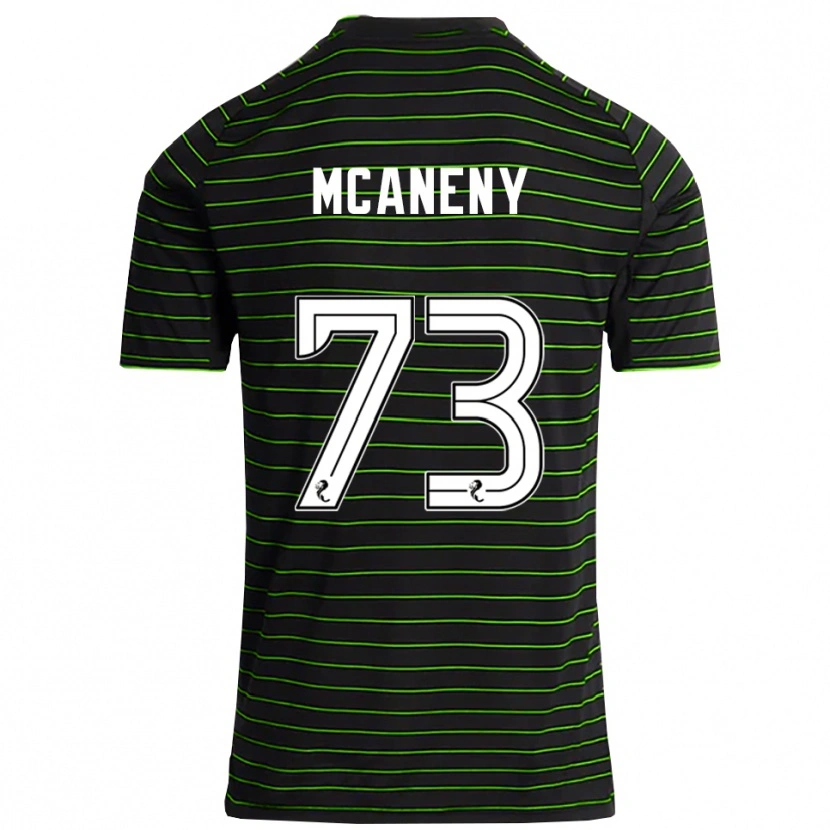 Danxen Enfant Maillot Maria Mcaneny #73 Noir Vert Tenues Extérieur 2025/26 T-Shirt