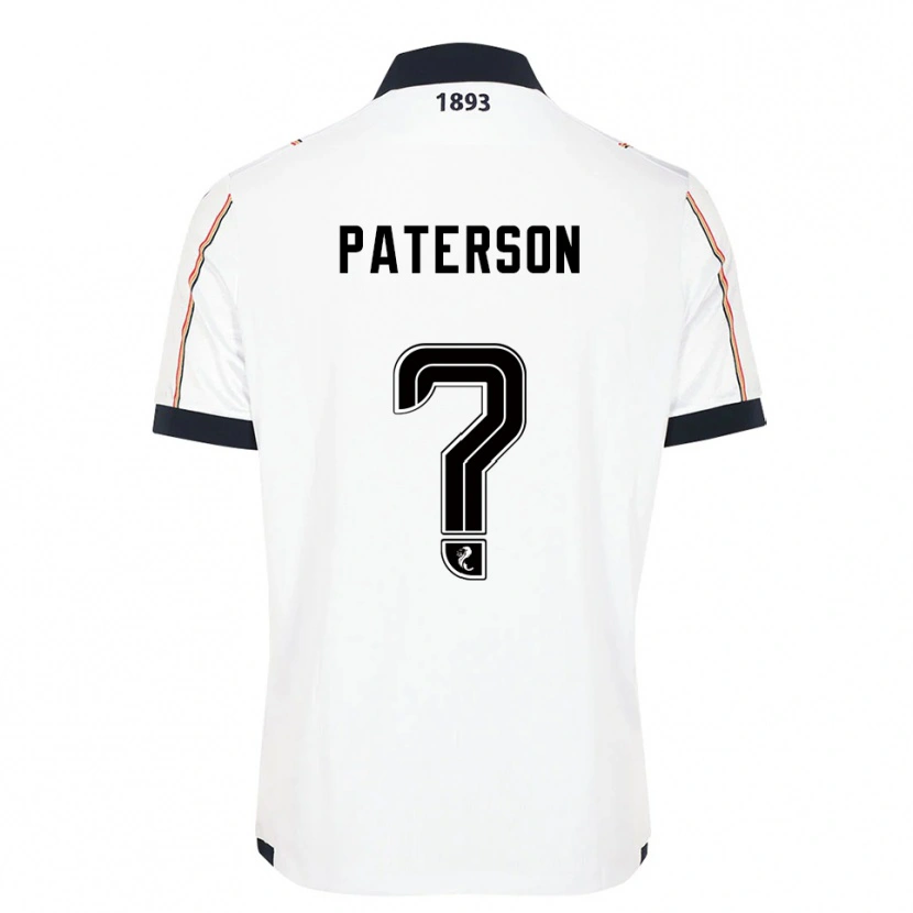 Danxen Enfant Maillot Sonny Paterson #0 Blanc Marine Rouge Tenues Extérieur 2025/26 T-Shirt