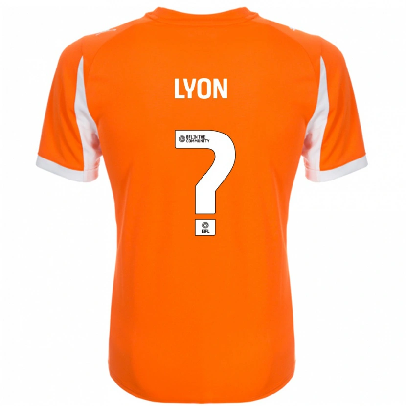 Danxen Homme Maillot Moesha Lyon #0 Orange Blanc Tenues Domicile 2025/26 T-Shirt
