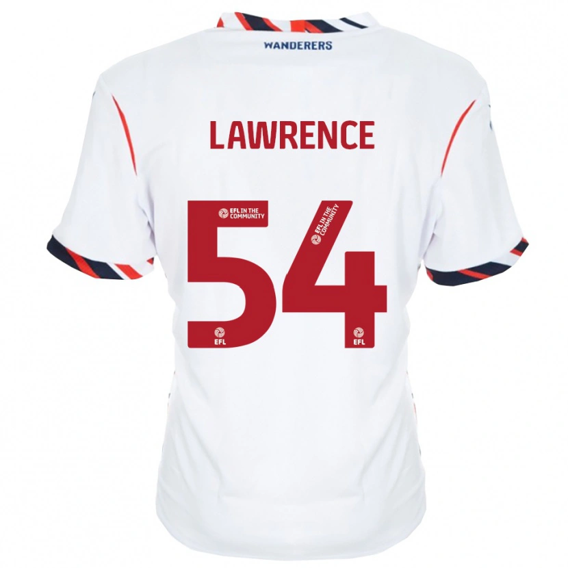 Danxen Homme Maillot Daeshon Lawrence #54 Blanc Rouge Tenues Domicile 2025/26 T-Shirt