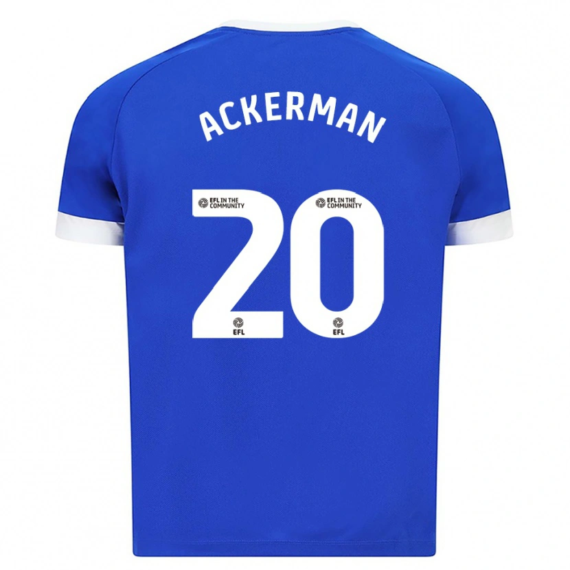 Danxen Homme Maillot Mali Ackerman #20 Bleu Blanc Tenues Domicile 2025/26 T-Shirt