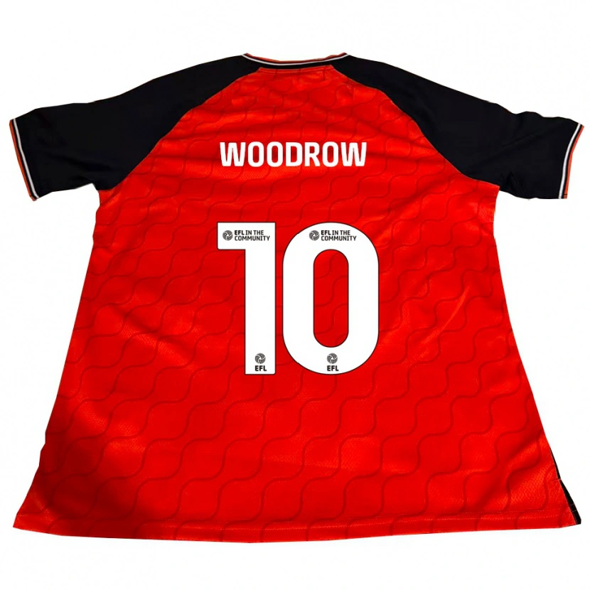 Danxen Homme Maillot Cauley Woodrow #10 Orange Noir Blanc Tenues Domicile 2025/26 T-Shirt