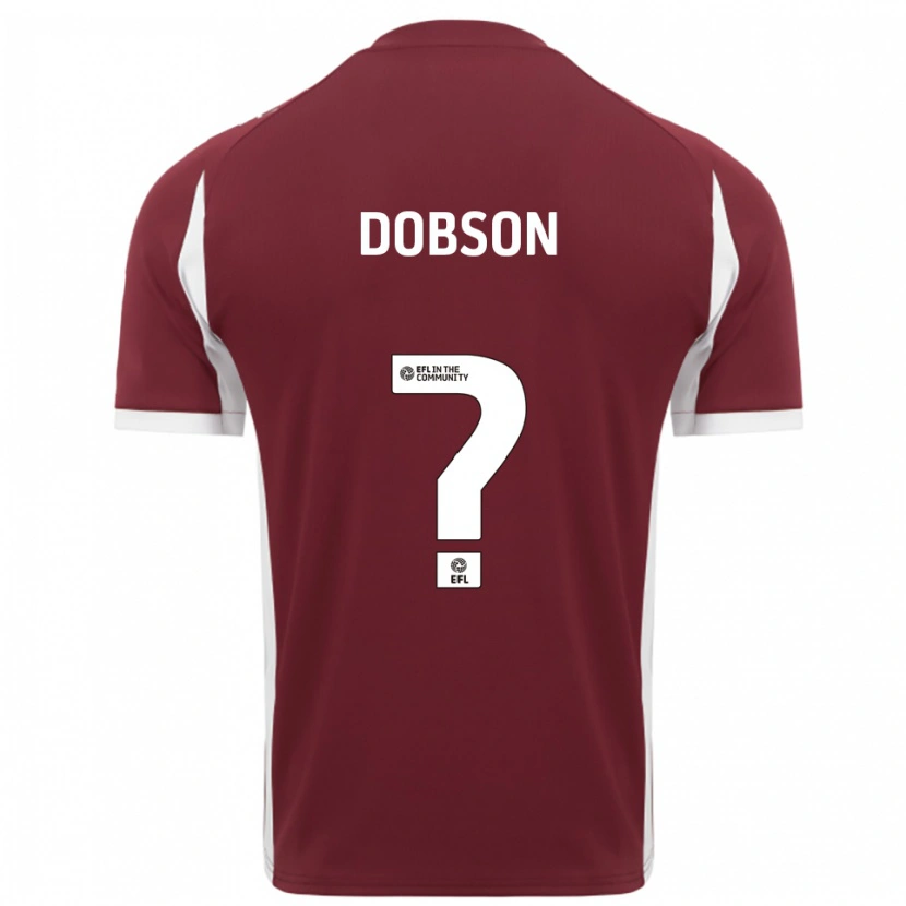Danxen Homme Maillot Neo Dobson #0 Bordeaux Blanc Tenues Domicile 2025/26 T-Shirt