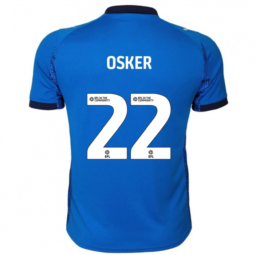 Danxen Homme Maillot Edyn Osker #22 Bleu Blanc Tenues Domicile 2025/26 T-Shirt