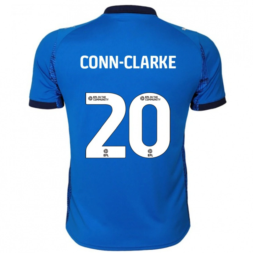 Danxen Homme Maillot Chris Conn-Clarke #20 Bleu Blanc Tenues Domicile 2025/26 T-Shirt