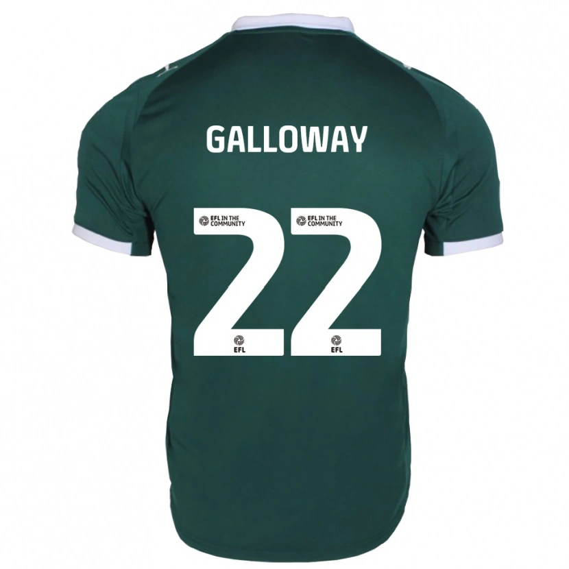 Danxen Homme Maillot Brendan Galloway #22 Vert Blanc Tenues Domicile 2025/26 T-Shirt