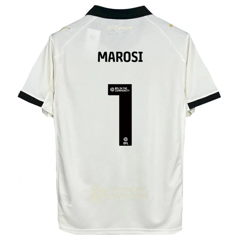 Danxen Homme Maillot Marko Marosi #1 Blanc Cassé Noir Tenues Domicile 2025/26 T-Shirt