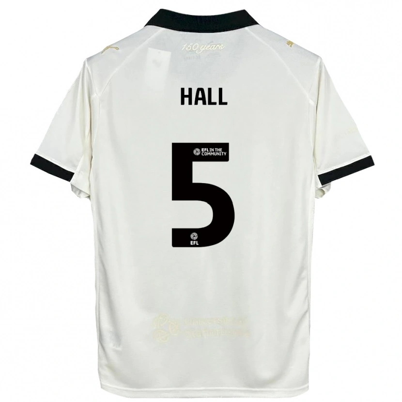 Danxen Homme Maillot Connor Hall #5 Blanc Cassé Noir Tenues Domicile 2025/26 T-Shirt