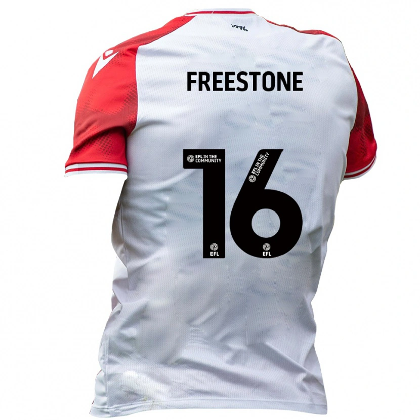 Danxen Homme Maillot Lewis Freestone #16 Blanc Rouge Tenues Domicile 2025/26 T-Shirt