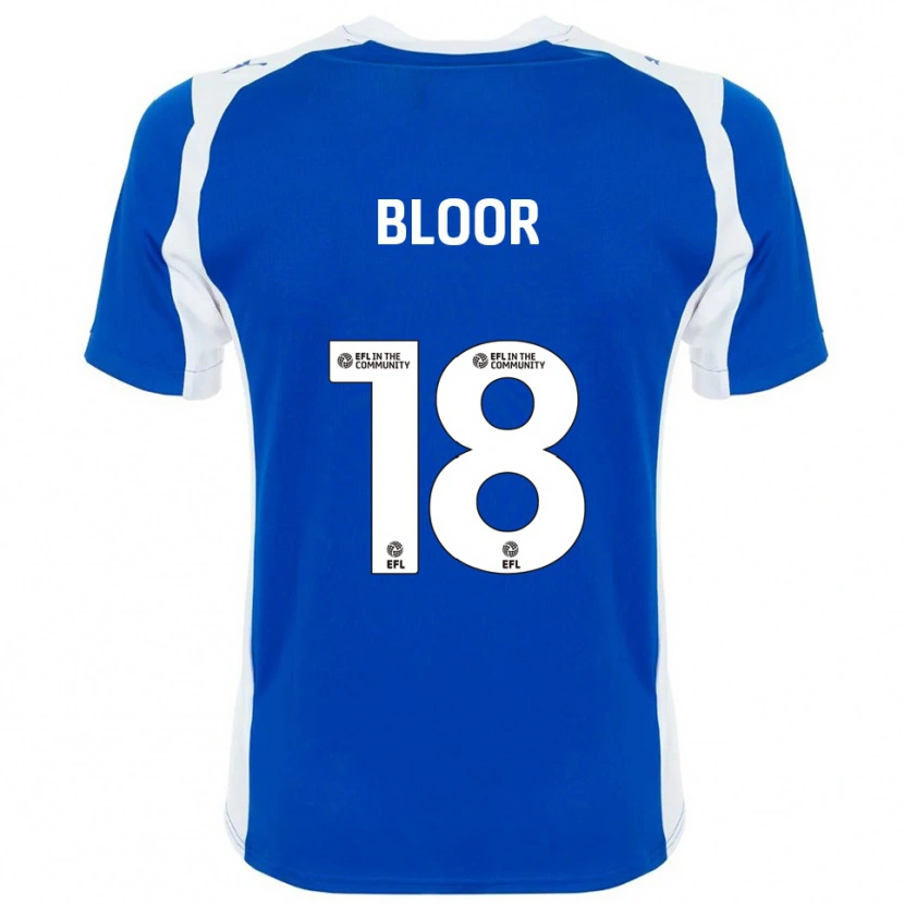 Danxen Homme Maillot Chelsea Bloor #18 Bleu Blanc Tenues Domicile 2025/26 T-Shirt
