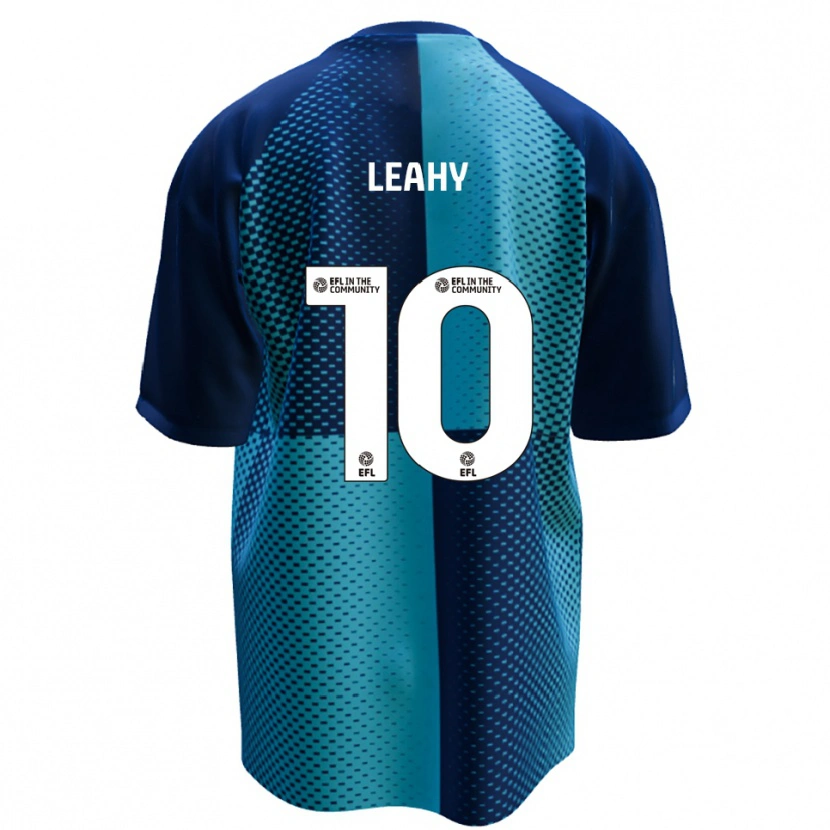 Danxen Homme Maillot Luke Leahy #10 Bleu Bleu Ciel Tenues Domicile 2025/26 T-Shirt