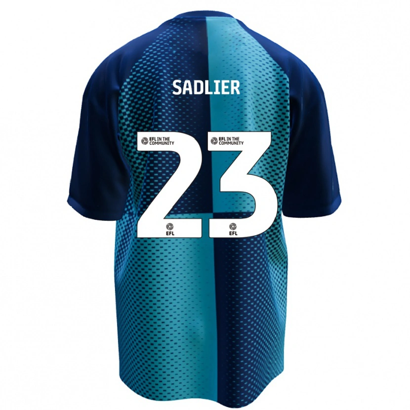 Danxen Homme Maillot Kieran Sadlier #23 Bleu Bleu Ciel Tenues Domicile 2025/26 T-Shirt