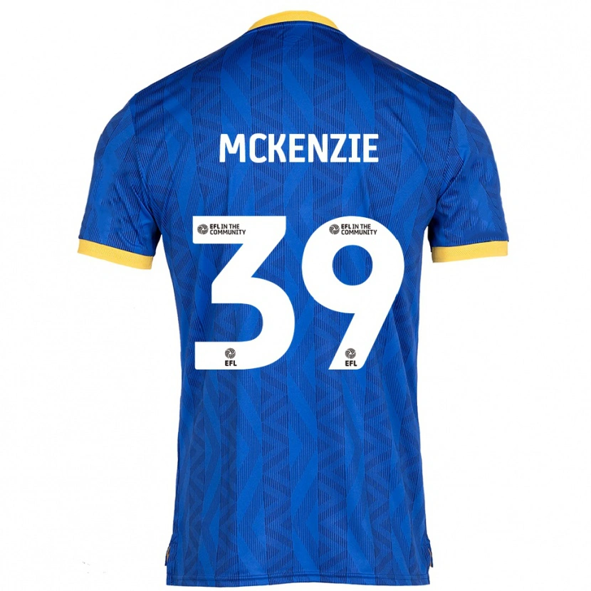 Danxen Homme Maillot Kai Mckenzie #39 Marine Jaune Tenues Domicile 2025/26 T-Shirt