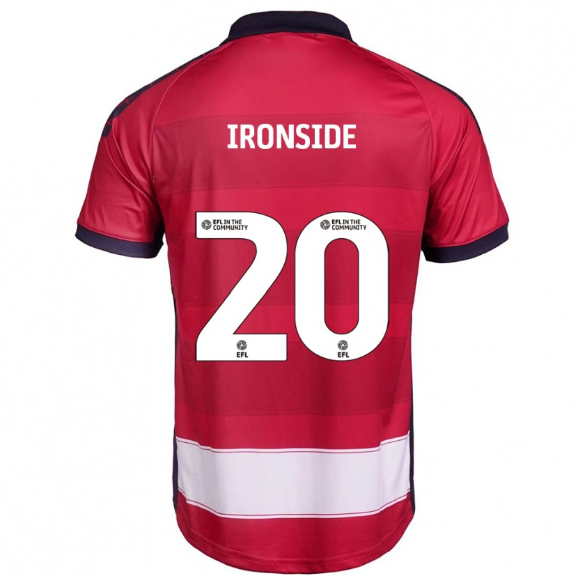 Danxen Homme Maillot Joe Ironside #20 Rouge Blanc Tenues Domicile 2025/26 T-Shirt
