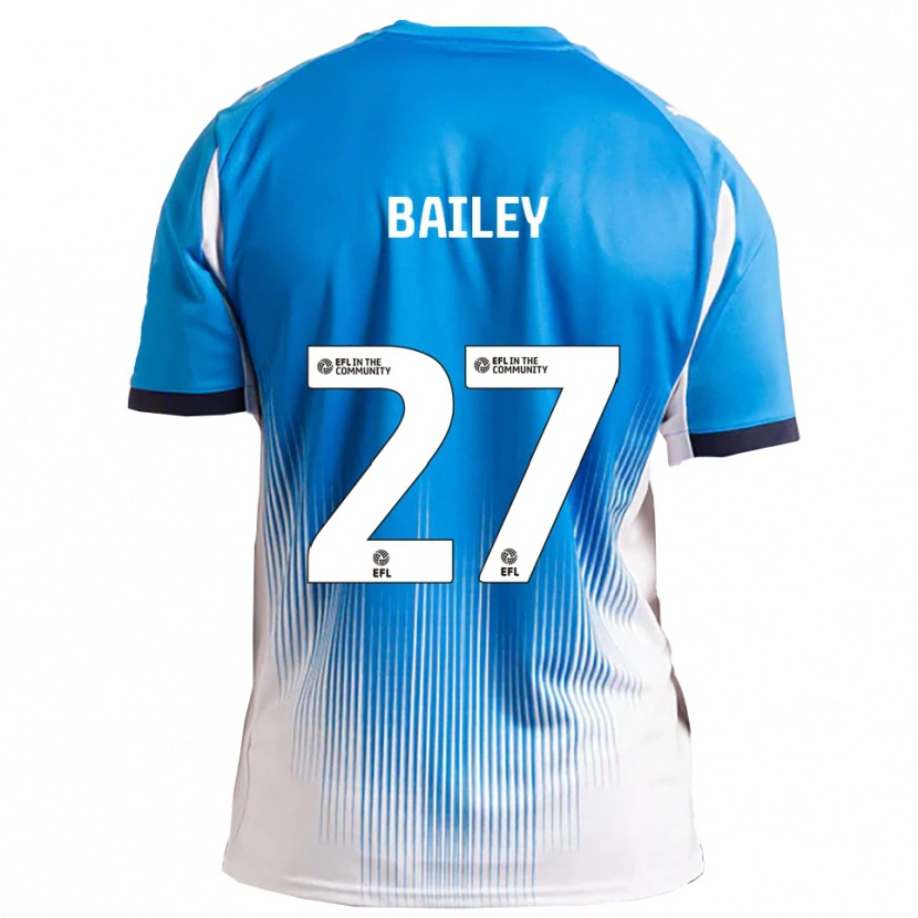 Danxen Homme Maillot Odin Bailey #27 Bleu Blanc Tenues Domicile 2025/26 T-Shirt