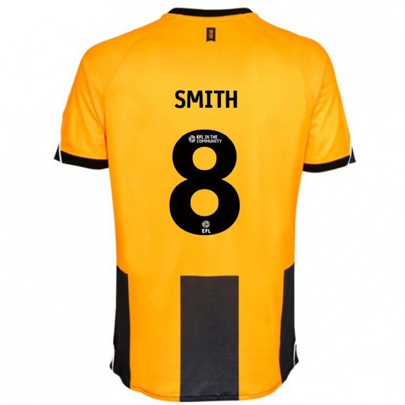 Danxen Homme Maillot Korey Smith #8 Orange Noir Tenues Domicile 2025/26 T-Shirt