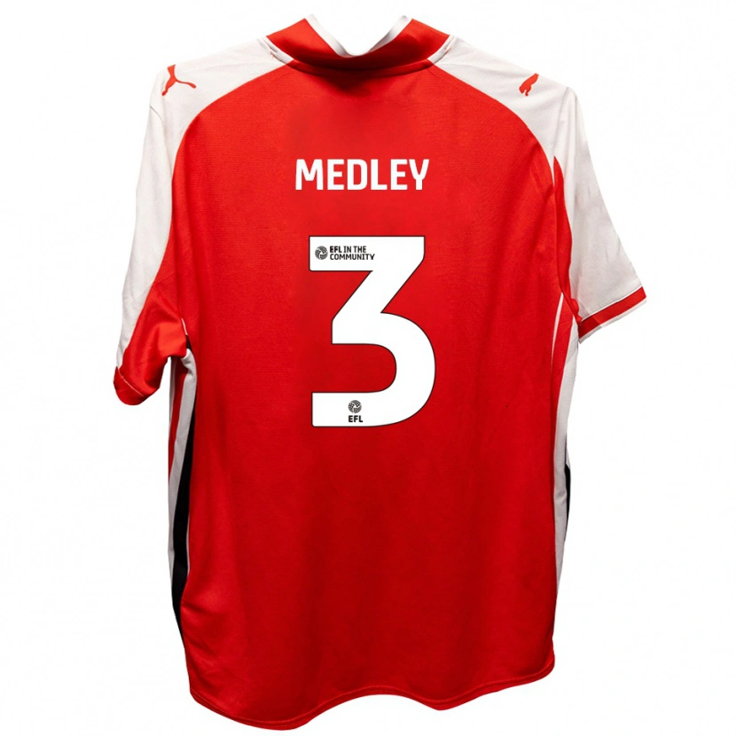 Danxen Homme Maillot Zech Medley #3 Rouge Blanc Tenues Domicile 2025/26 T-Shirt