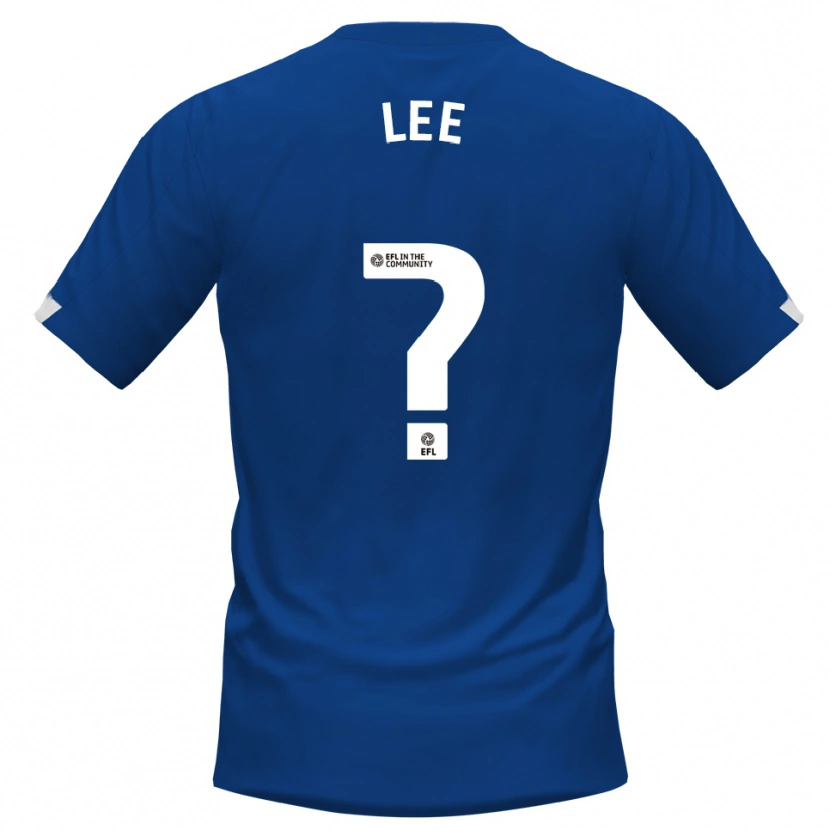 Danxen Homme Maillot Katelin Lee #0 Bleu Blanc Tenues Domicile 2025/26 T-Shirt