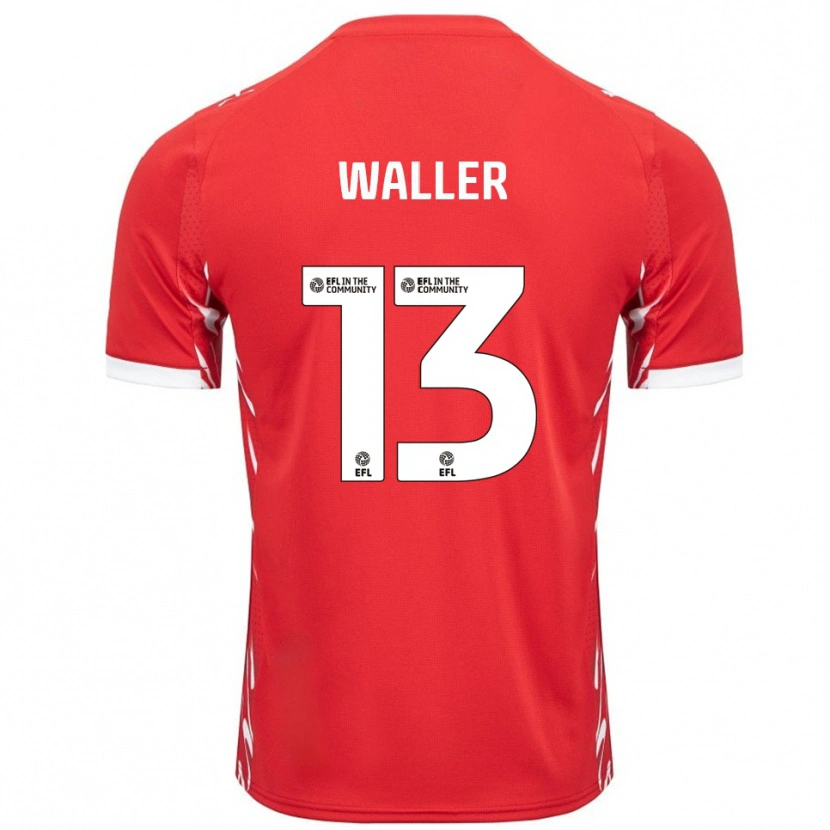 Danxen Homme Maillot Sam Waller #13 Rouge Blanc Tenues Domicile 2025/26 T-Shirt