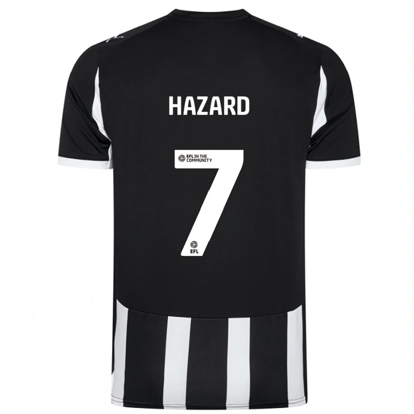 Danxen Homme Maillot Harrison Hazard #7 Noir Blanc Tenues Domicile 2025/26 T-Shirt