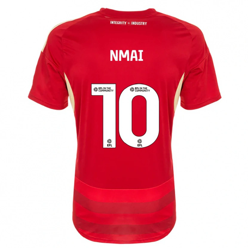 Danxen Homme Maillot Kelly Nmai #10 Rouge Blanc Tenues Domicile 2025/26 T-Shirt