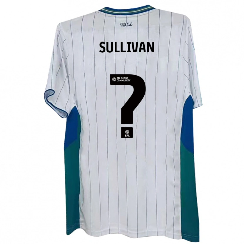 Danxen Homme Maillot Kiah Sullivan #0 Blanc Vert Bleu Tenues Domicile 2025/26 T-Shirt
