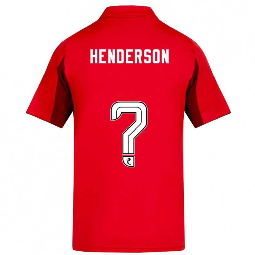 Danxen Homme Maillot Jay Henderson #0 Rouge Bordeaux Tenues Domicile 2025/26 T-Shirt