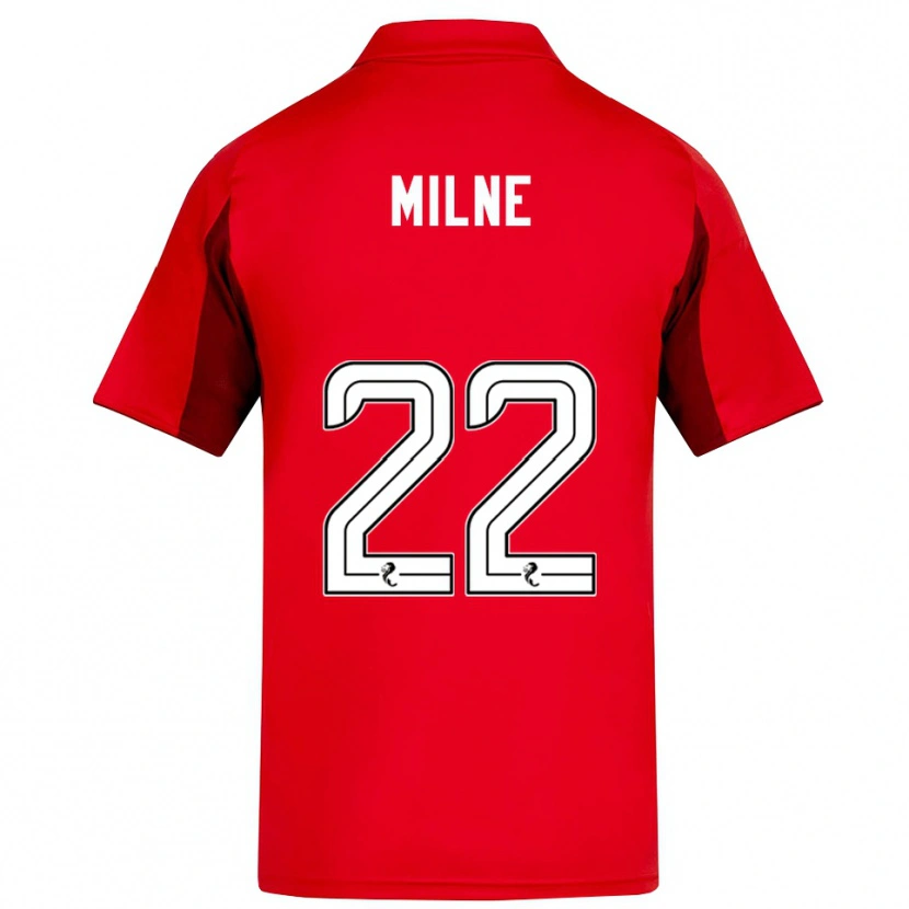 Danxen Homme Maillot Jack Milne #22 Rouge Bordeaux Tenues Domicile 2025/26 T-Shirt