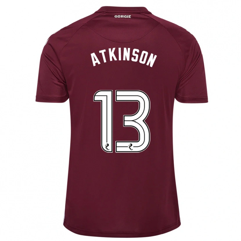 Danxen Homme Maillot Nathaniel Atkinson #13 Bordeaux Blanc Tenues Domicile 2025/26 T-Shirt