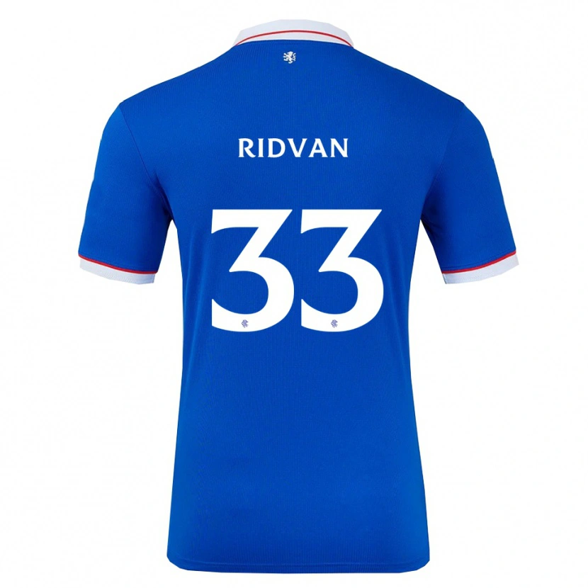 Danxen Homme Maillot Rıdvan Yılmaz #33 Bleu Blanc Tenues Domicile 2025/26 T-Shirt