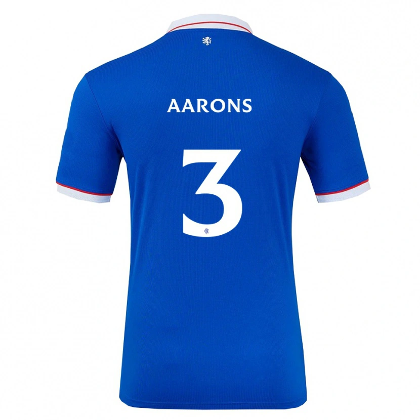 Danxen Homme Maillot Max Aarons #3 Bleu Blanc Tenues Domicile 2025/26 T-Shirt