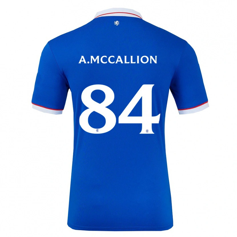 Danxen Homme Maillot Aiden Mccallion #84 Bleu Blanc Tenues Domicile 2025/26 T-Shirt