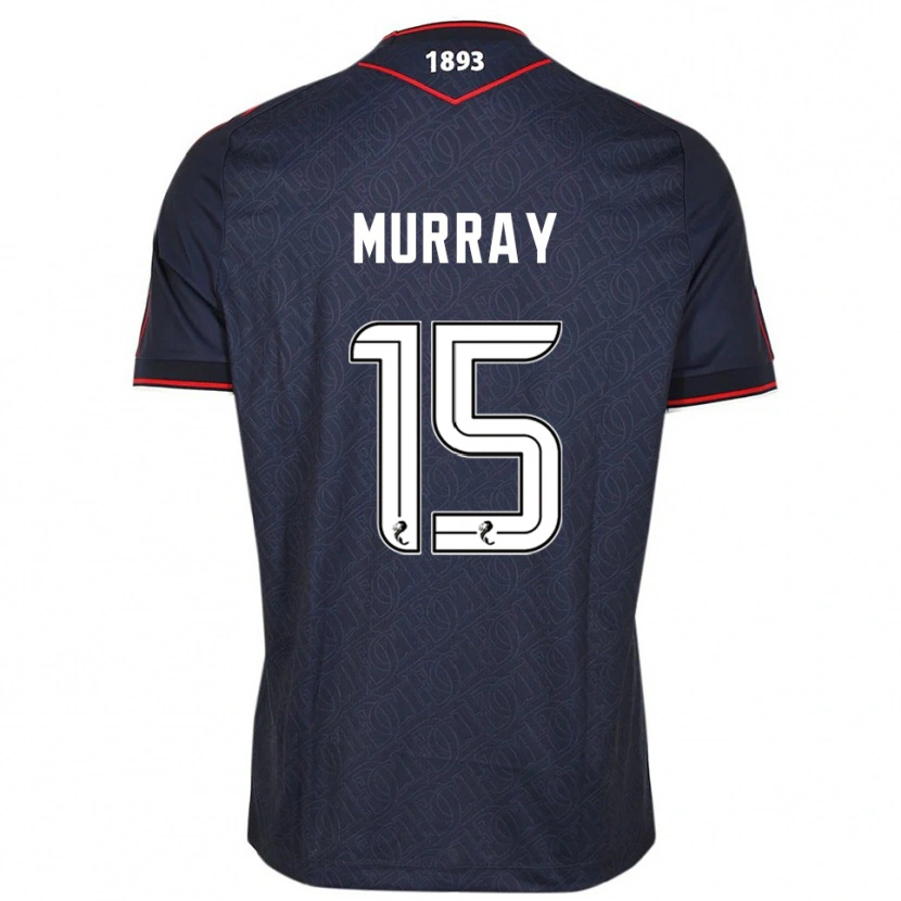 Danxen Homme Maillot Simon Murray #15 Marine Blanc Tenues Domicile 2025/26 T-Shirt