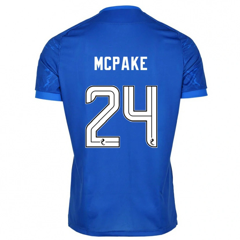Danxen Homme Maillot Josh Mcpake #24 Bleu Blanc Tenues Domicile 2025/26 T-Shirt