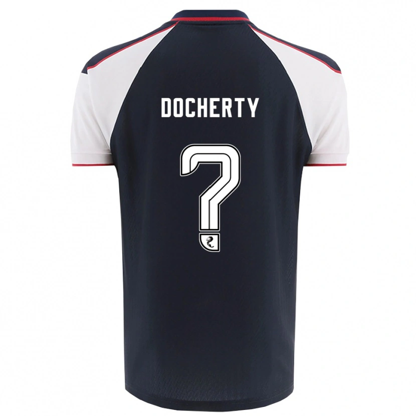 Danxen Homme Maillot Rachel Docherty #0 Marine Blanc Tenues Domicile 2025/26 T-Shirt