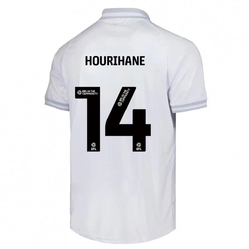 Danxen Homme Maillot Conor Hourihane #14 Blanc Gris Noir Tenues Extérieur 2025/26 T-Shirt